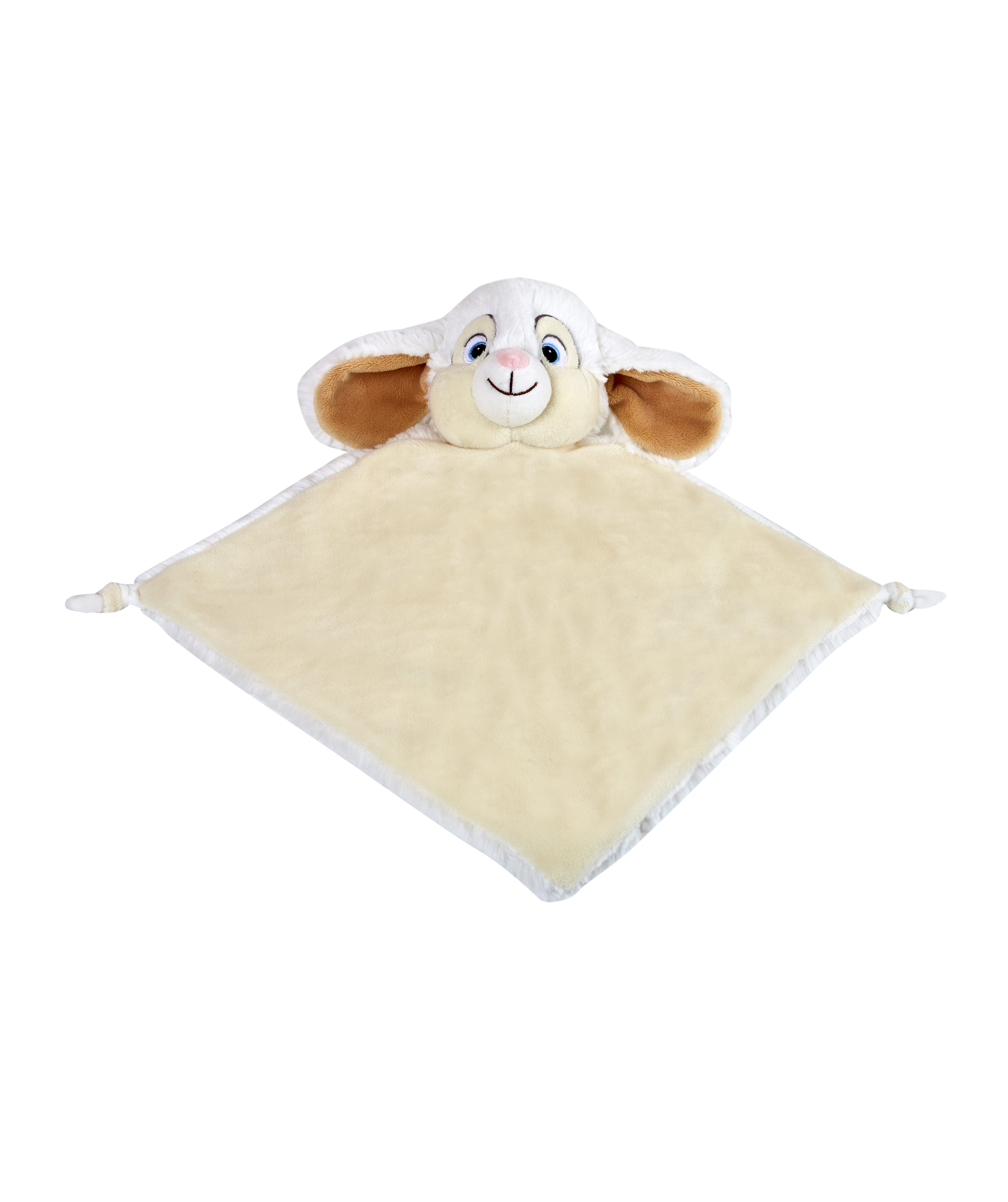 Bunny White Cuddle Blanket - Embroidery Shack