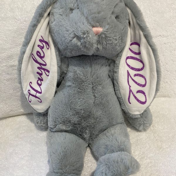 Easter bunny - Grey - Embroidery Shack